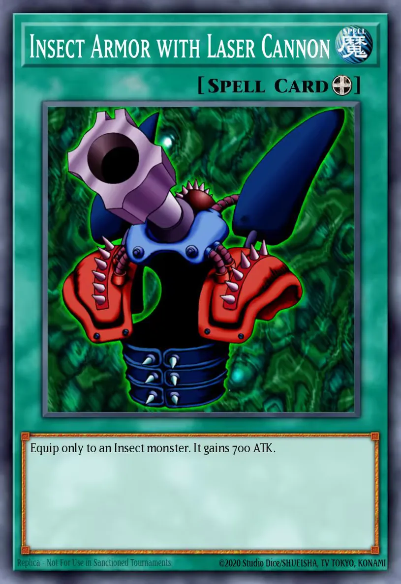 Insect Armor with Laser Cannon