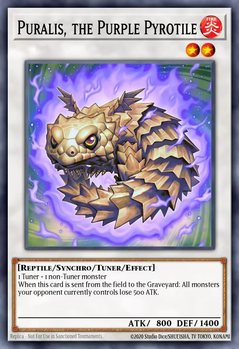 Puralis, the Purple Pyrotile