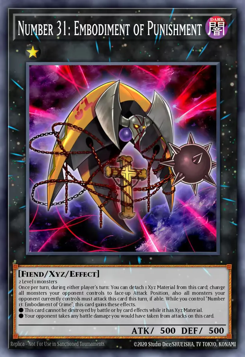 Number 31: Embodiment of Punishment